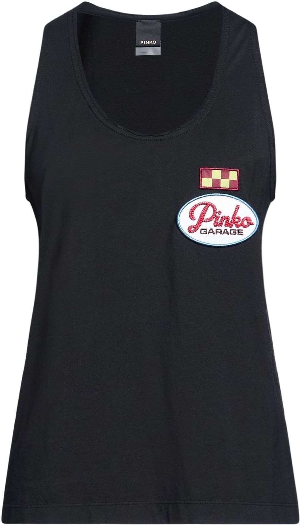 Pinko Camiseta de tirantes Mujer Negro L,S Mujer