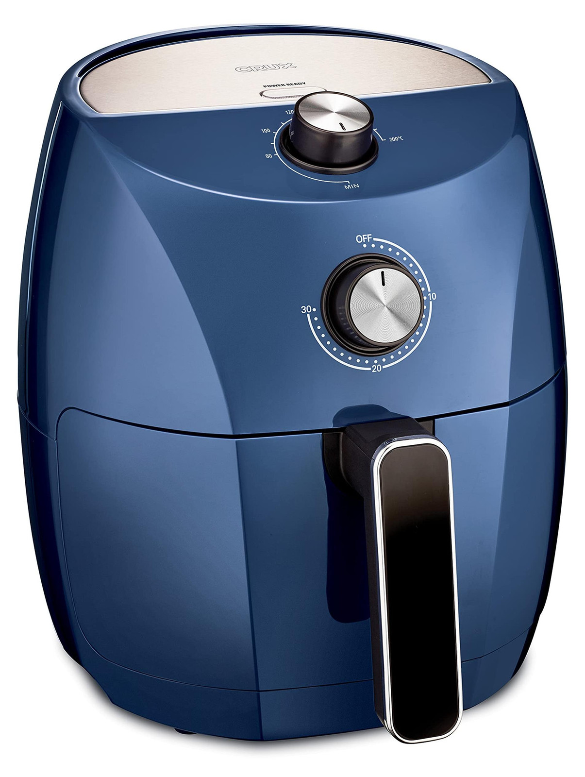 Dripio Heeteluchtfriteuse 3,7 liter met anti-aanbaklaag, blauw