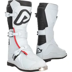 Acerbis E-Team 2.0, Stiefel - Weiß/Schwarz/Rot - 47 EU