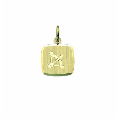 Sternzeichenanhänger ADELIA´S "Sternzeichen Anhänger Schütze 333 Gold ( 8K )", gold, Schmuckanhänger, Herren, Schütze, Gold, Goldanhänger Schütze