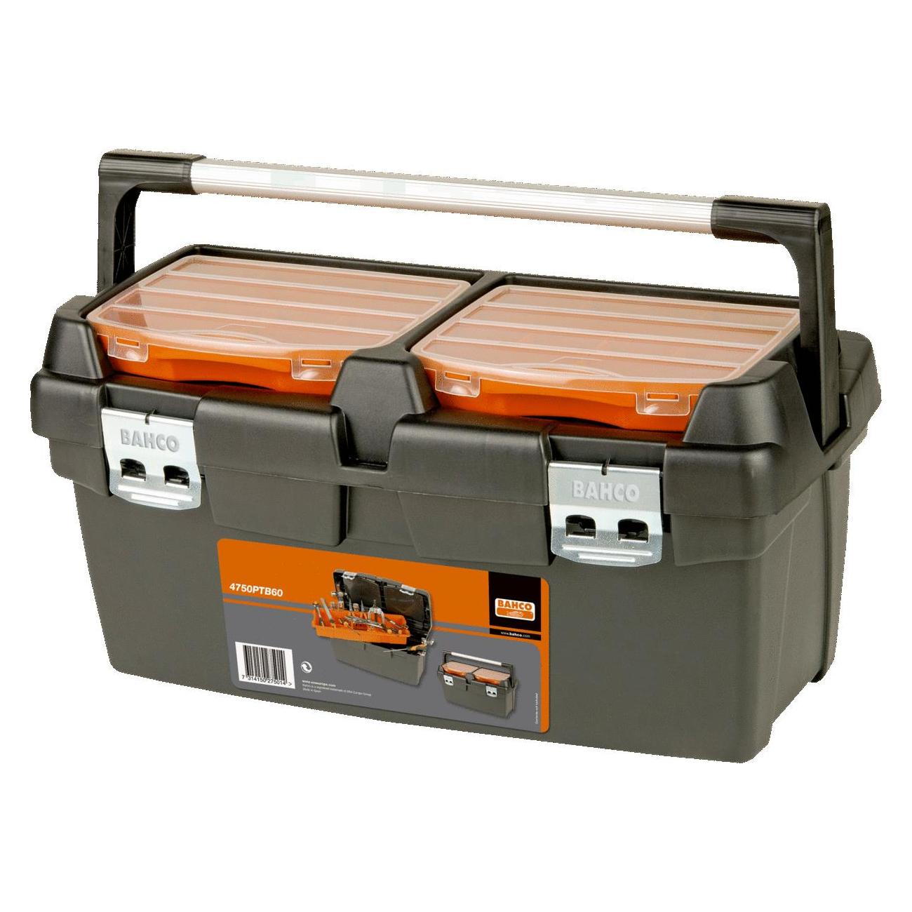 Bahco Hoch belastbarer 600-mm-Kunststoff-Werkzeugkasten, 37 l (4750PTB60)