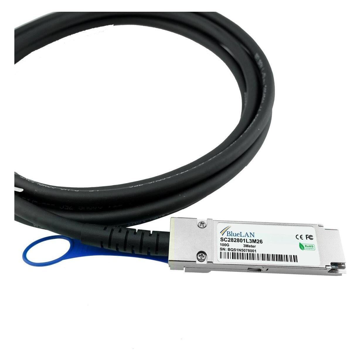 CBO Mellanox MCP1600-C01AE30N kompatibles BlueLAN DAC QSFP28 SC282801L2M30 (MCP1600-C01AE30N-BL)