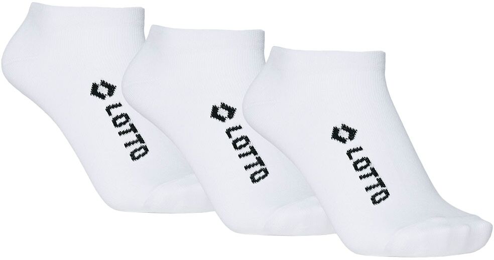 Socken LOTTO, Damen, Gr. 39-42, weiß (hellweiß), Baumwollmischung, Jacquard, Socken Socken, - für alle sportlichen Aktitivitäten
