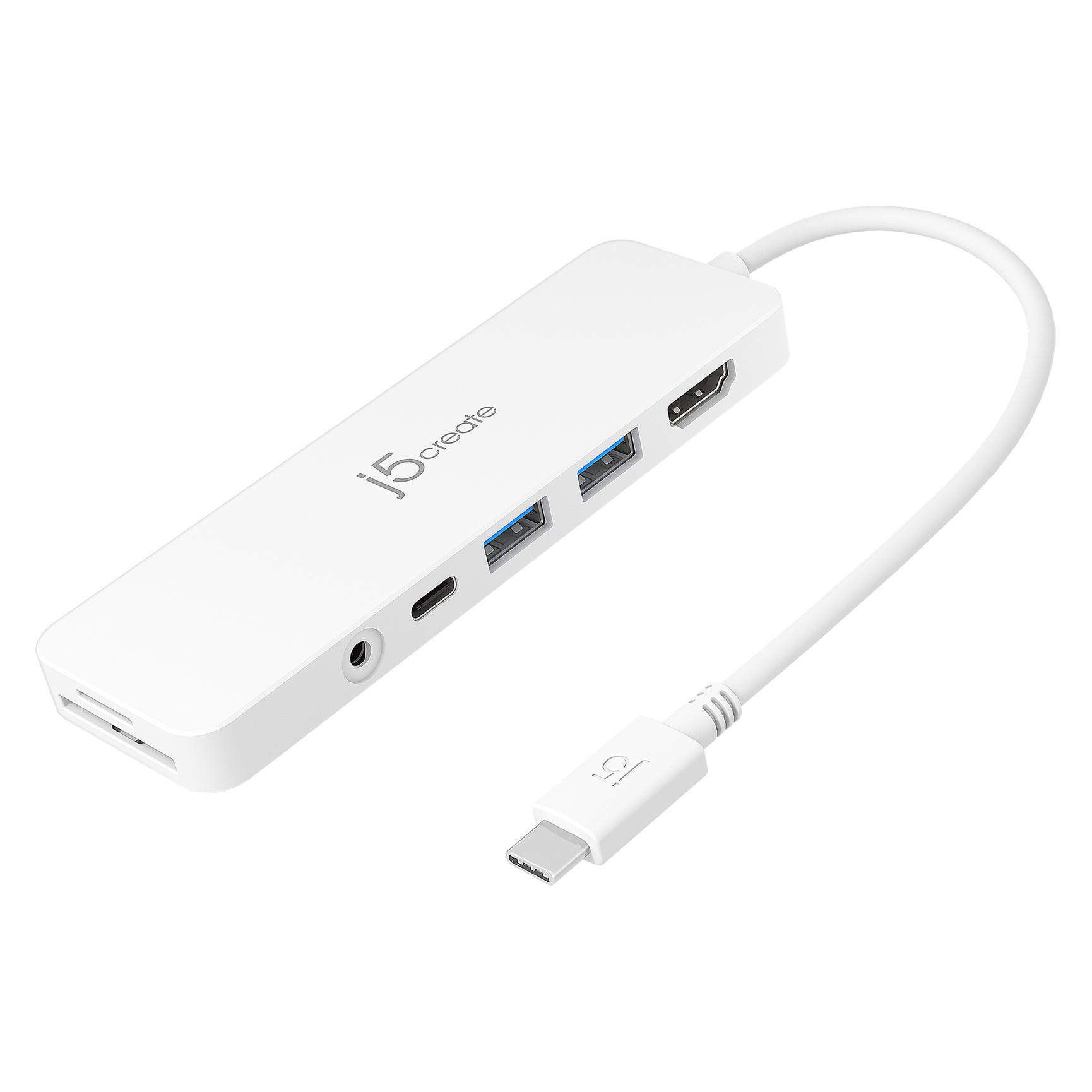 j5Create JCD373-N (USB-C, 7 Ports) (JCD373-N)