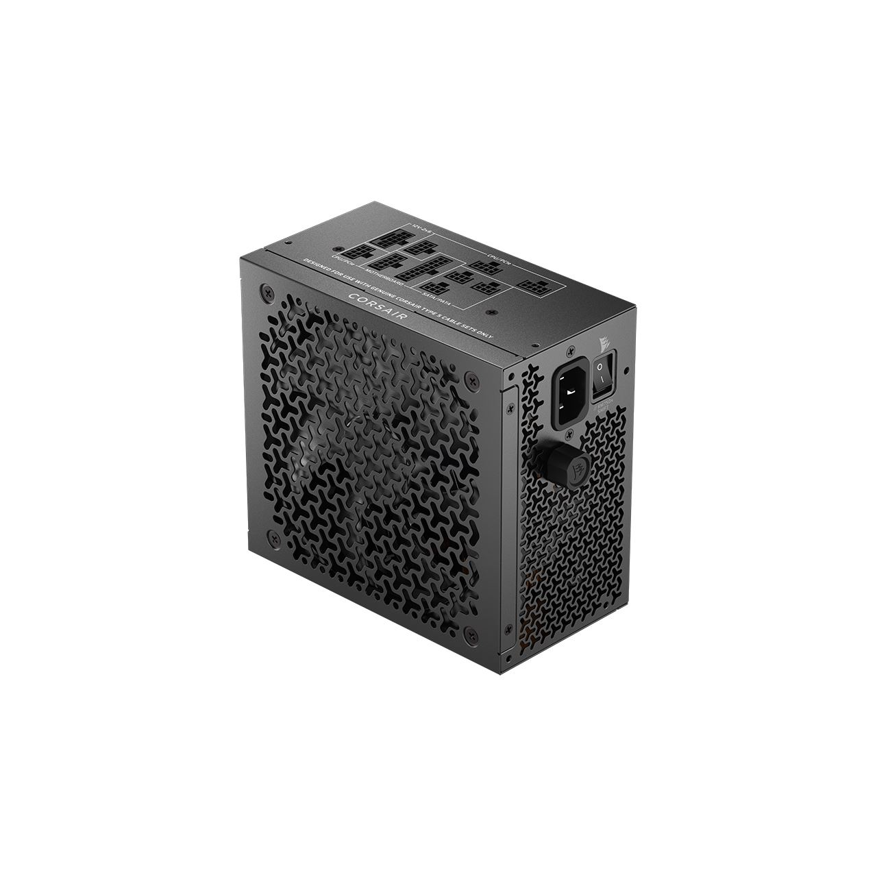 750 Watt Corsair RM750x Shift, Cybenetics GOLD Certified ATX 3.1 / 140mm fan / Shifted Modular