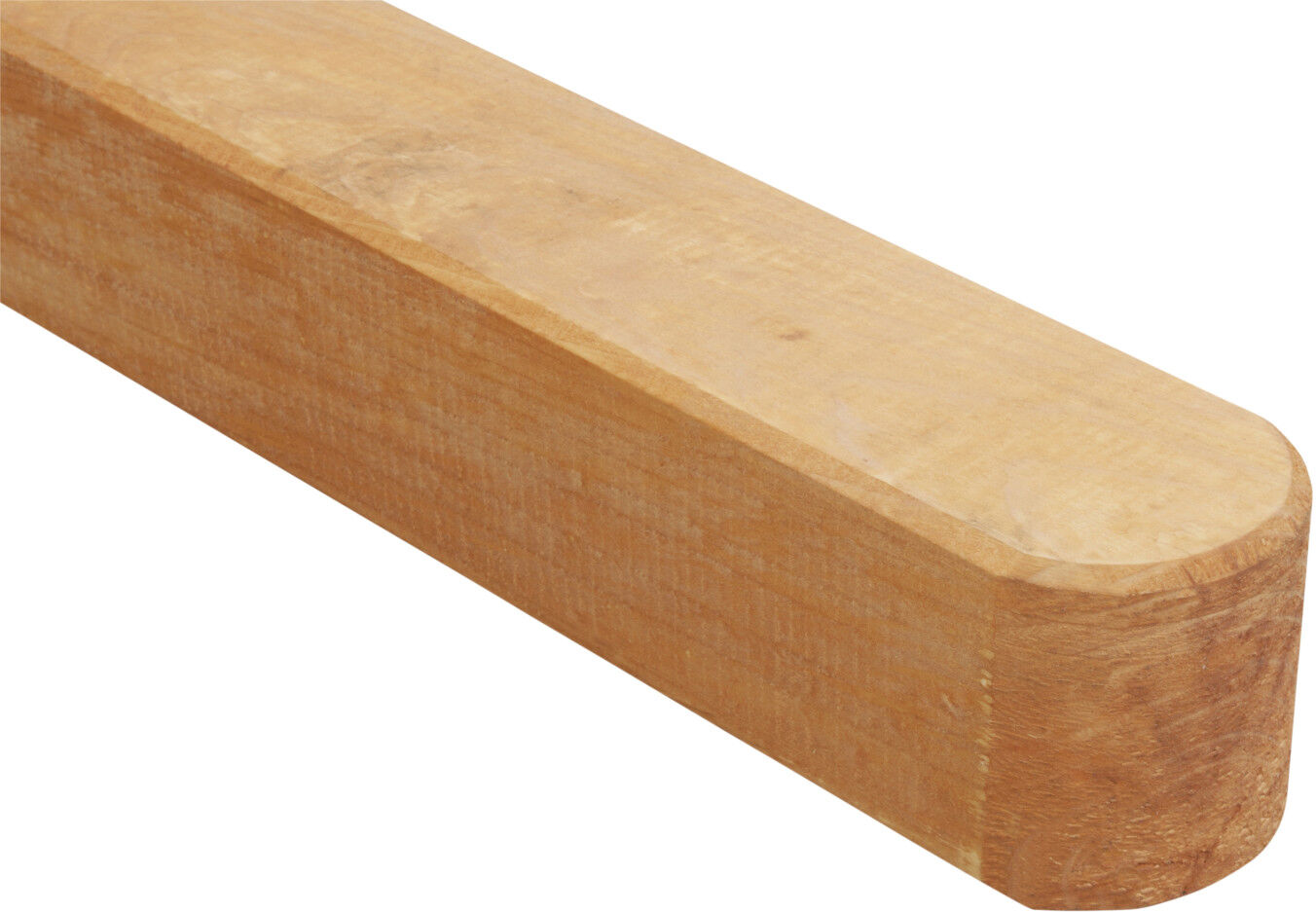 Weitere Rundkopfpfosten 90 cm, 90 x 90 mm, gelb gebeizt