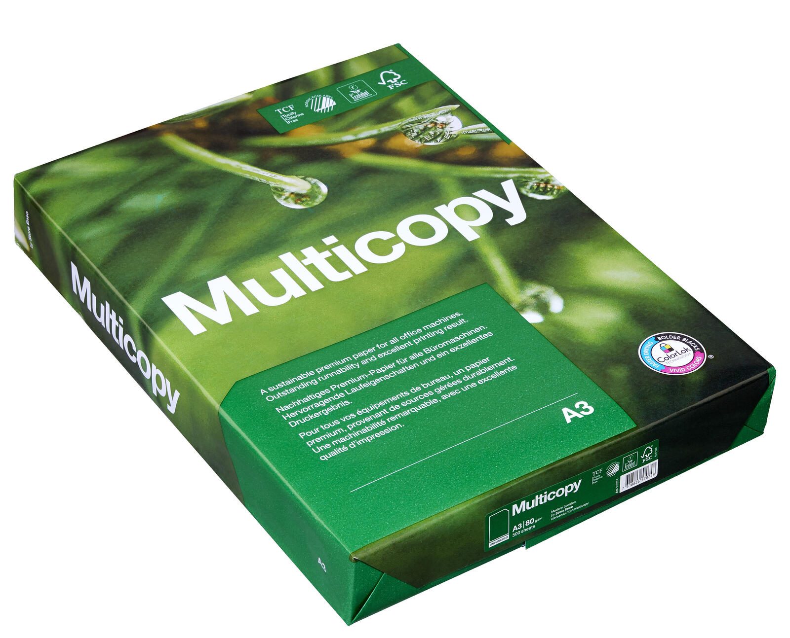 Multicopy ORIGINAL Kopierpapier DIN A3 80 g/m² 2100085473