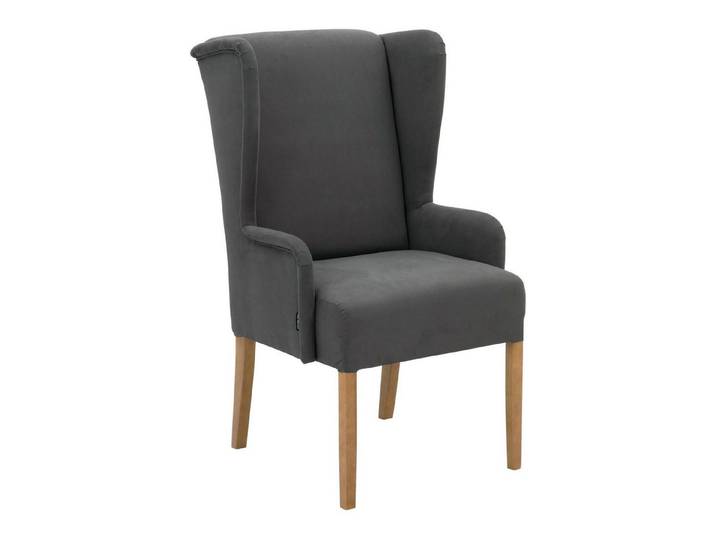 58 aufm Kessel Sessel Sessel Katrya Flachgewebe grau (Lieferung bis Verwendungsstelle, 1-St., Sessel), Bezug und Farbe individuell wählbar für persönliches Wohnambiente