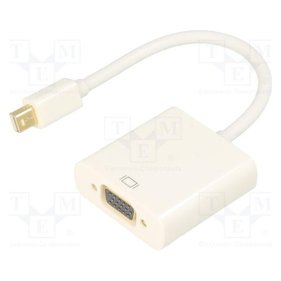 Art AL-OEM-90 video cable adapter VGA (D-Sub) DisplayPort White (KABADA DPM/VGA AL-OEM-90)
