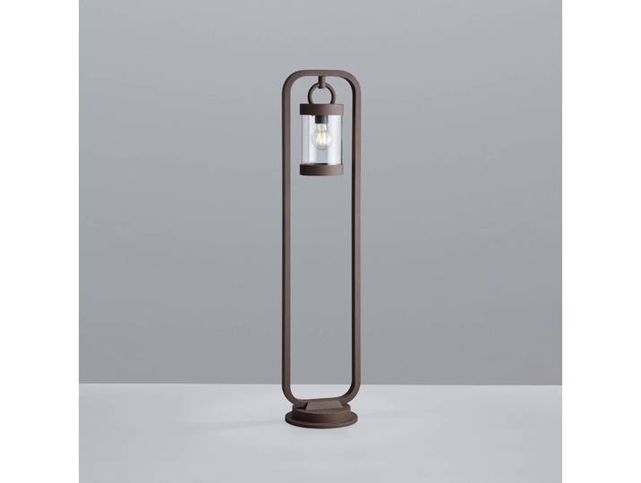 Trio Lighting Wegeleuchte SAMBESI, dimmbar, braun / rost, Aluminium, Modern, Außenleuchte