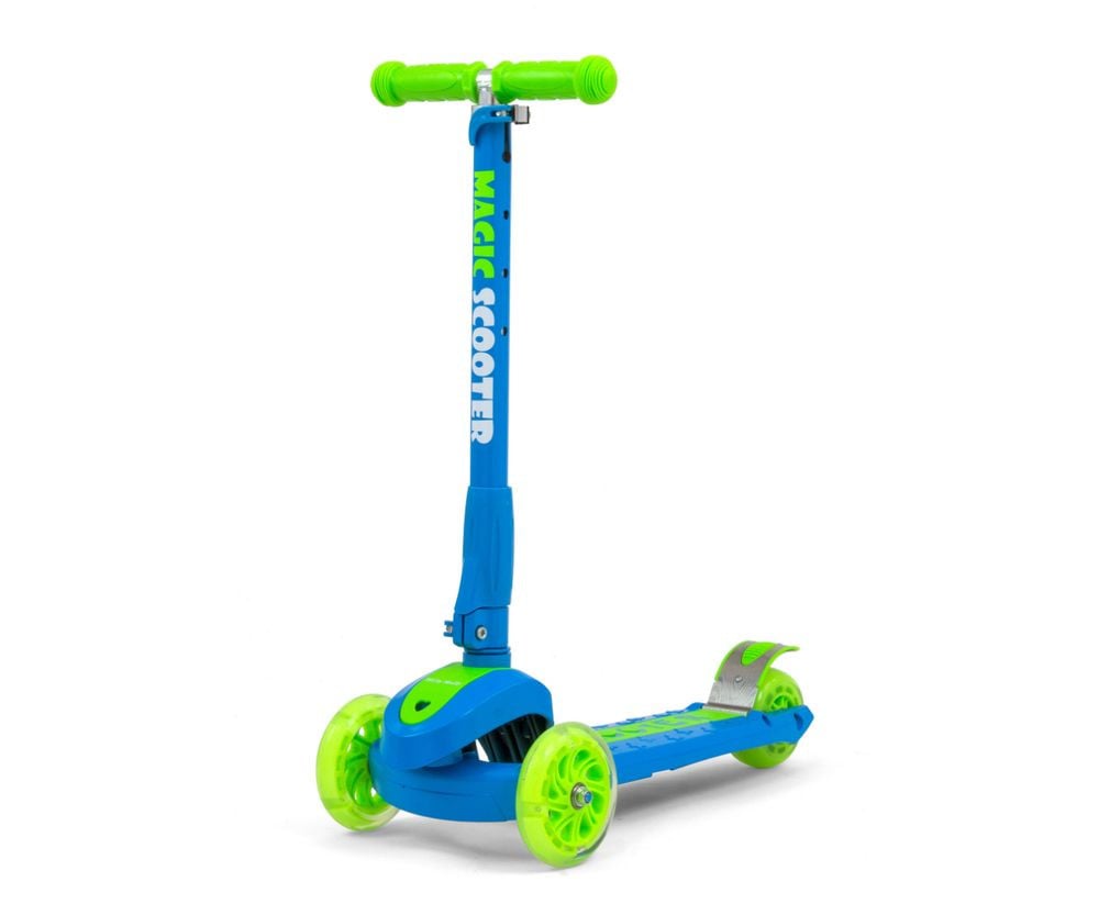 Milly Mally Magic Scooter kinderscooter blauw-groen