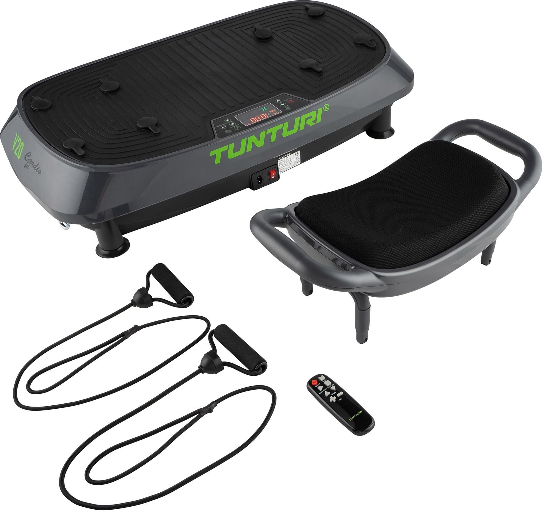 Tunturi Plataforma vibratoria Cardio Fit V20 . Gris