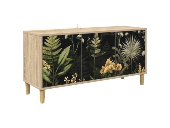 Makastle TV-Schrank 102x33x50 cm Sonoma Holzwerkstoff