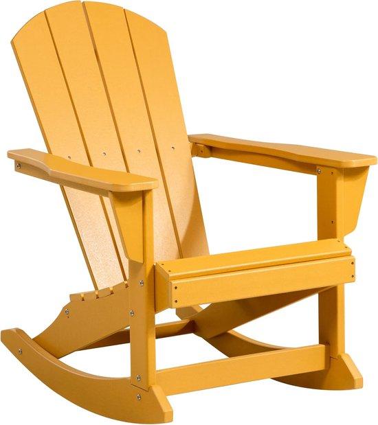 Famanu Adirondack Stuhl Ergonomische Rückenlehne - Orange