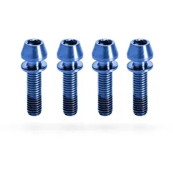 KOGEL BEARINGS Titanschrauben Set für Vorbauten | M5x18 mm blau