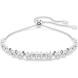 Swarovski Imber Armband, Gemischte Rundschliffe, Weiß, Rhodiniert 5705451