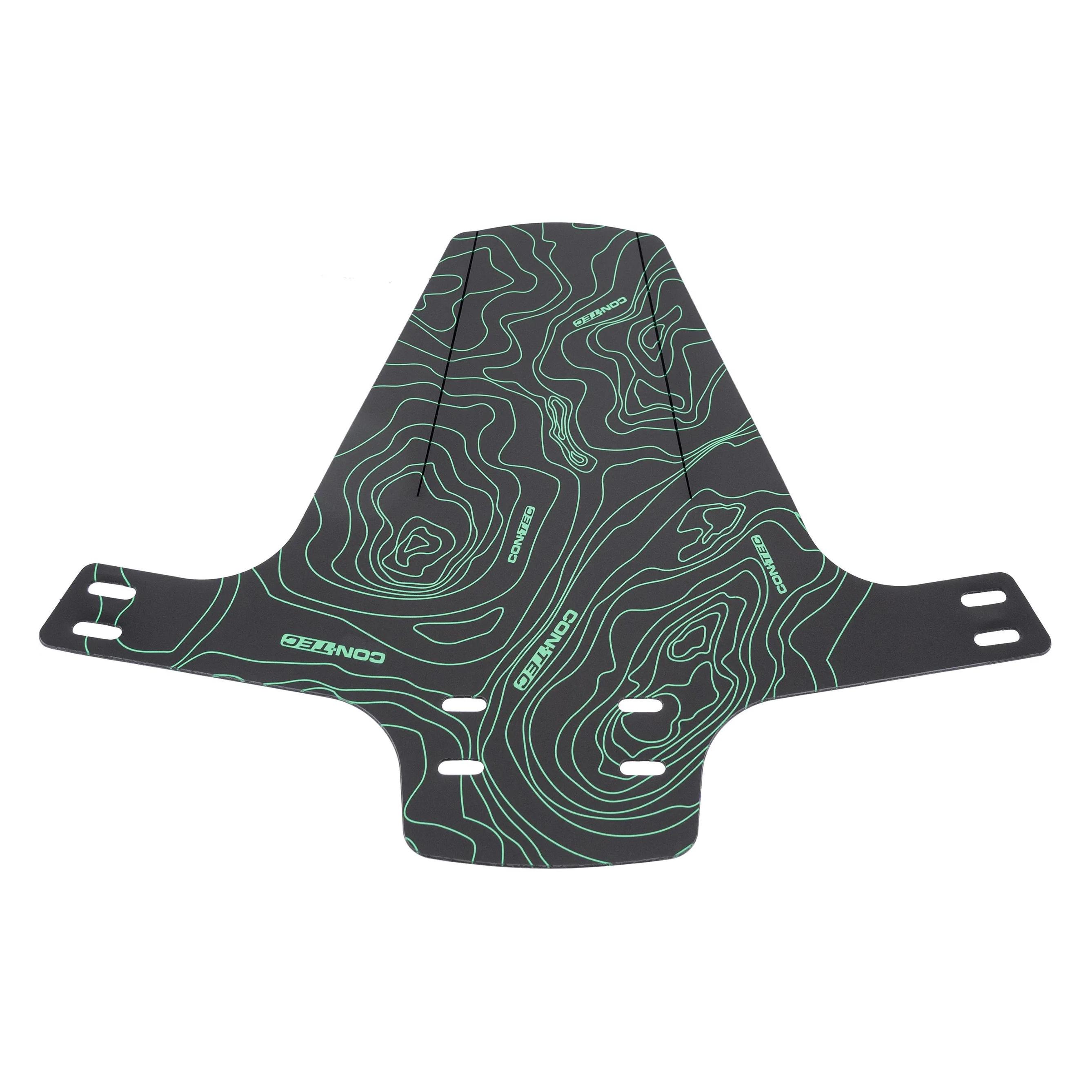 Contec Vr-Spritzschutz Shield Schwarz Gruen Linien, 03419345 (Schutzblech vorne) (69217902)