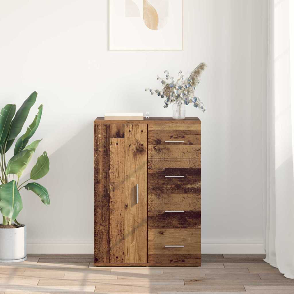 Lily Manor Sideboard Accent Chest Old Wood 80cm H X 59cm W X 39cm D
