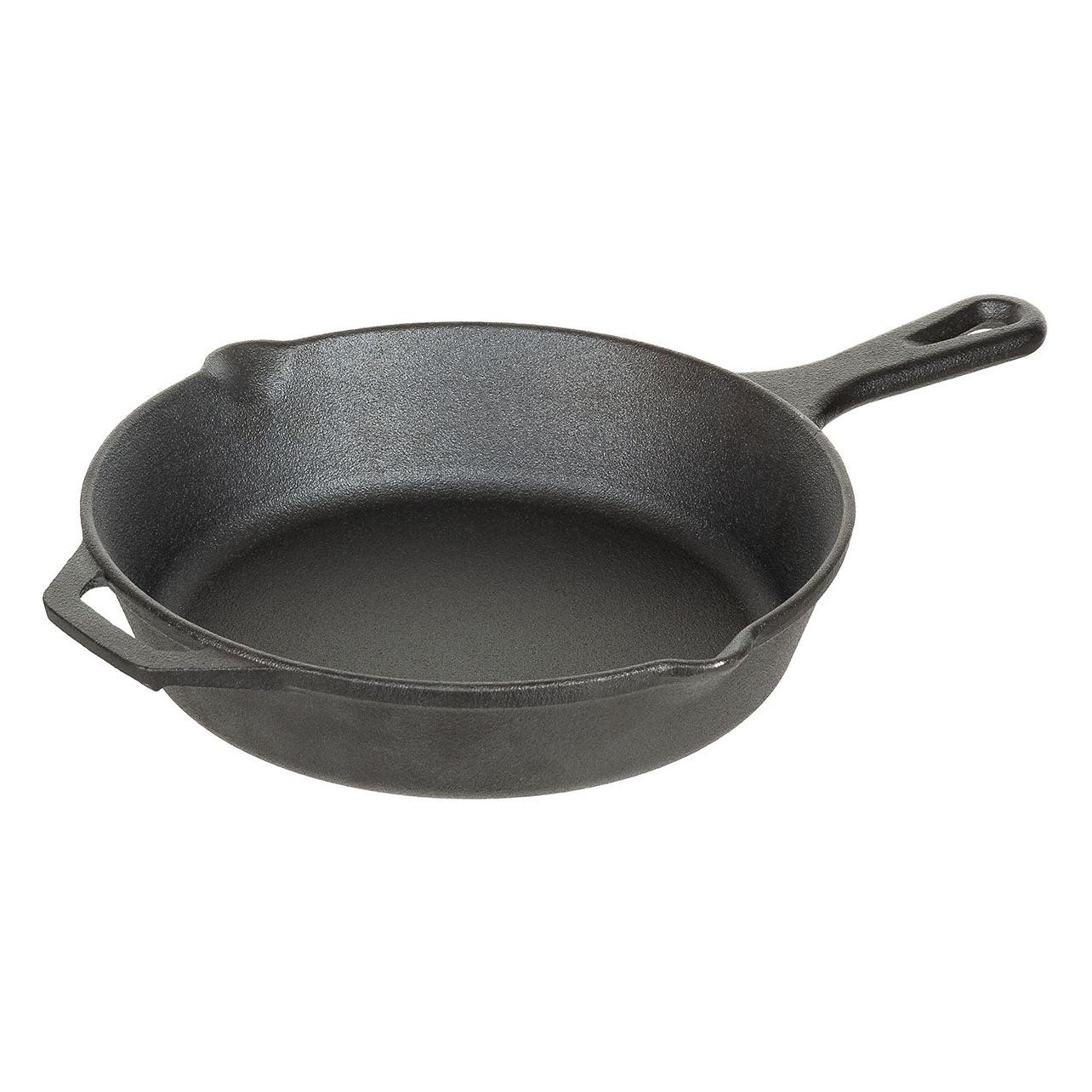 Mfh FoxOutdoor Bratpfanne, Gusseisen, Griff, Durchmesser ca. 26 cm (Bratpfanne, Gusseisen, 26 x 6 cm) (33582493)