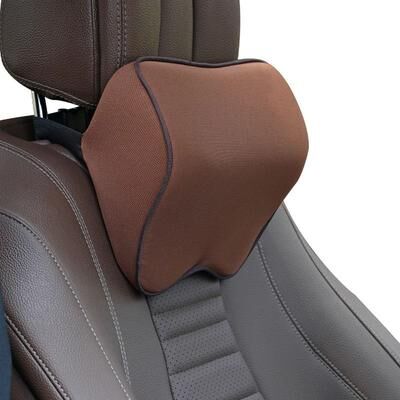 Uplift Picks Memory Foam Car Neck Headrest Pillow Ergonomic Car Seat Neck Support Cushion brown