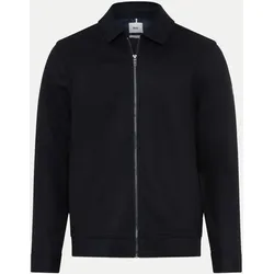 Flanell Hemdjacke SANTIAGO Schwarz L