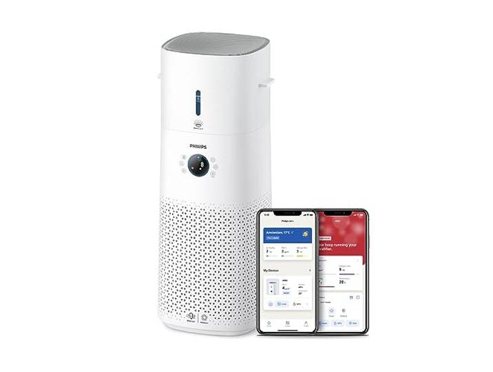 Philips 2-in-1 Luchtreiniger & Bevochtiger 3000-3-laags HEPA filtratie