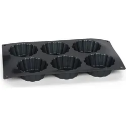 Starflex Silikon-Backform 29 x 17 cm für 6 Mini-Törtchen