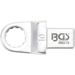 BGS Einsteck-Ringschlüssel 10 mm Aufnahme 9 x 12 mm - 6902-10