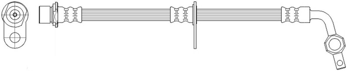 K&K FT0003 Brake hose