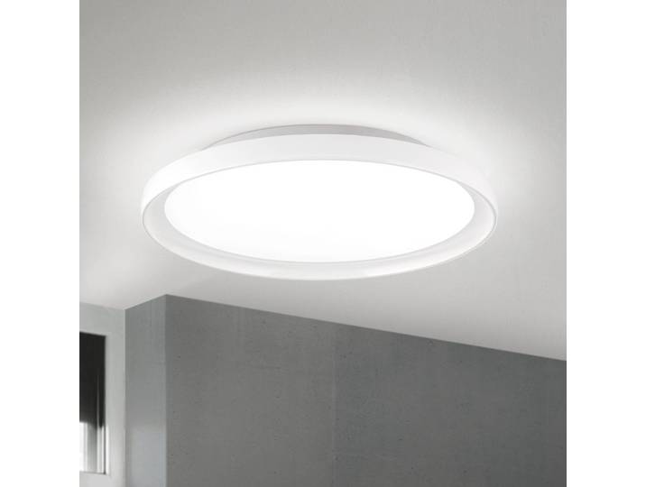 ORION Deckenleuchte GAMMA, dimmbar, weiß / opal, für Wohn- / Esszimmer, Aluminium, Modern