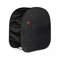 Oviala Business Schutzhülle Pop'Up für Grill m aus schwarzem Polyester