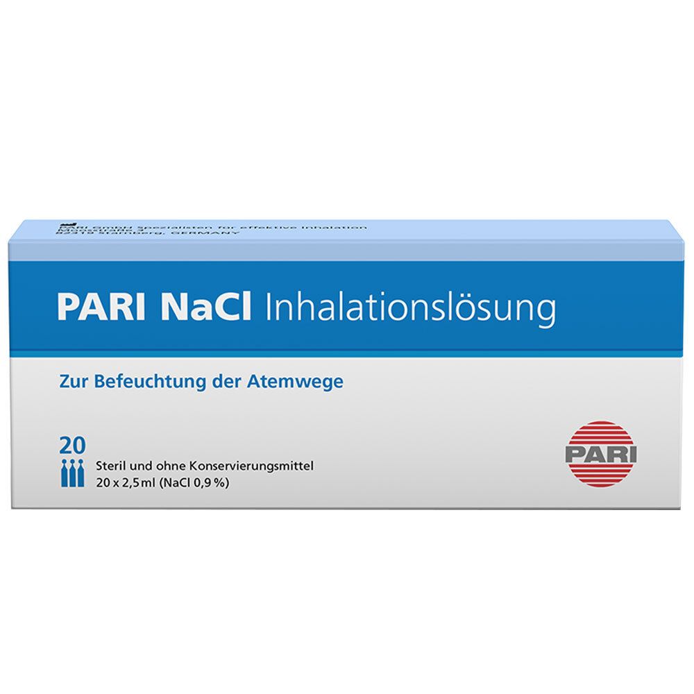 Pari NaCl Inhalationslösung Ampullen 20x2,5 ml