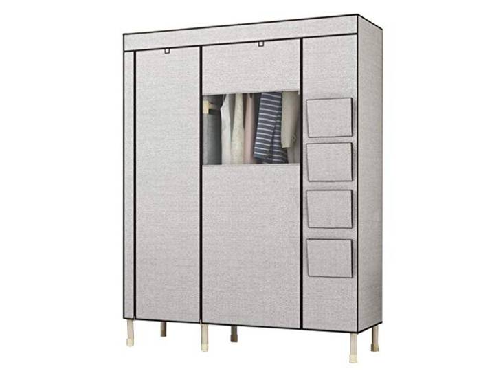 SDGBCXD Tragbarer Kleiderschrank, Lagerschrank, Standschrank, Stoffschrank, tragbarer Kleiderschrank