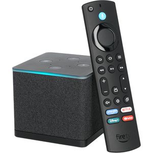 Amazon Media-Player Fire TV Cube (3. Gen.) 4K UHD, HDMI, Wi-Fi 6, Ethernet, Bluetooth, 16 GB Speicher, kompatibel mit Alexa+