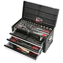 1/4 + 1/2 CHROMEplus Universal-Werkzeug-Satz GEAR 99 Teile Flank Traction. KS Tools Werkzeuge- Maschinen 918.0100