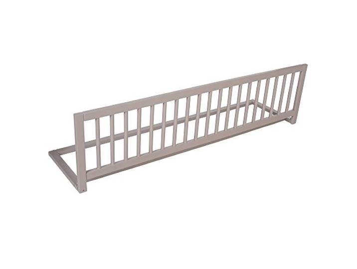 Safetots Houten Bedhekje, Grijs, 38cm Hoog x 140cm Breed, Peuterbedrek voor Veiligheid, Veilige Kindbedhek, Voorgemonteerd, Eenvoudig Geïnstalleerd