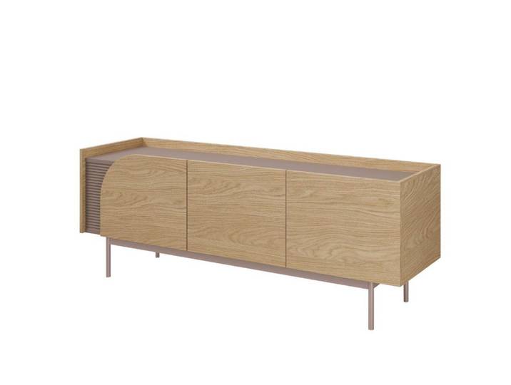 Compleo TV-Schrank mit 3 Türen, modernes TV-Lowboard VELO Zeitlos Design
