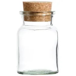 6er Set Gewürzgläser 150ml + Korken, Aufbewahrung von Tee, Kräutern & Gewürzen