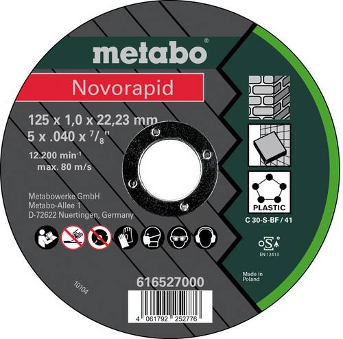 Metabo 616527000 Trennscheibe 125mm 25 St. Blech