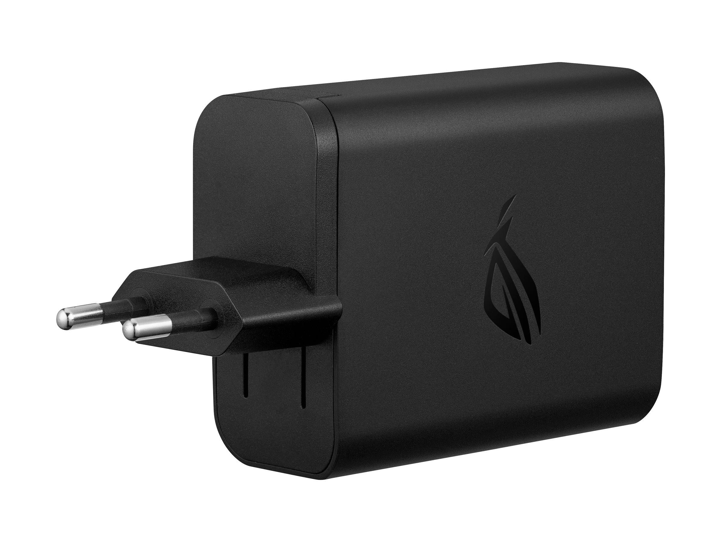 ASUS ROG 140W USB-C Ladegerät GaN Universal Schwarz AC Schnellladung Drinnen