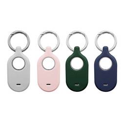 4Smarts 4smarts Silicone Case Set f. SmartTag2 4 AirTag Schutzhülle Blau, Grün, Pink, Weiß 540996