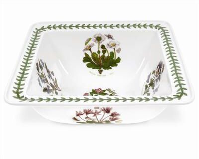 "Portmeirion Botanic Garden Square Salad Bowl - 10.5"""