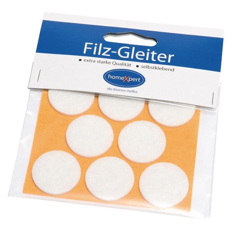 Hansi-Siebert Filzgleiter Ø28mm weiss 8er Pack (Filzgleiter) (522801)