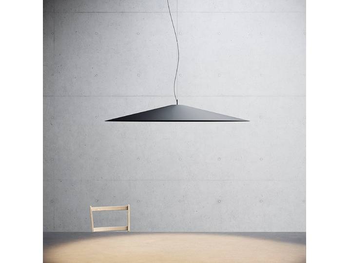 Minimaliste noir soucoupe volante suspension lampe led ronde salle à manger lampe décoration de la maison Restaurant chapeau lampe salon suspension