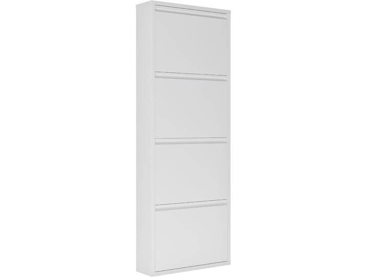Schuhschrank Vinci weiss Metall B 51 H 136 cm