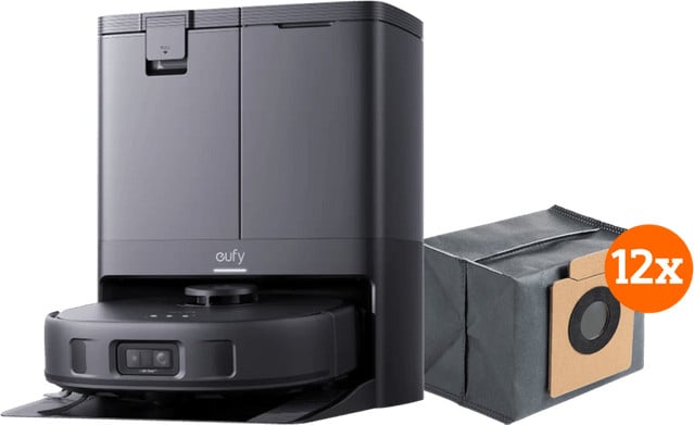 eufy X10 Pro Omni robotstofzuiger met 12 stofzakken