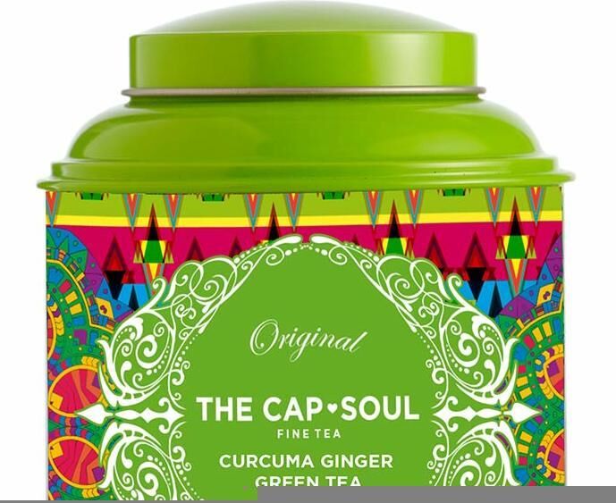 The Capsoul Green Ginger and Turmeric bulk tea 100 gr