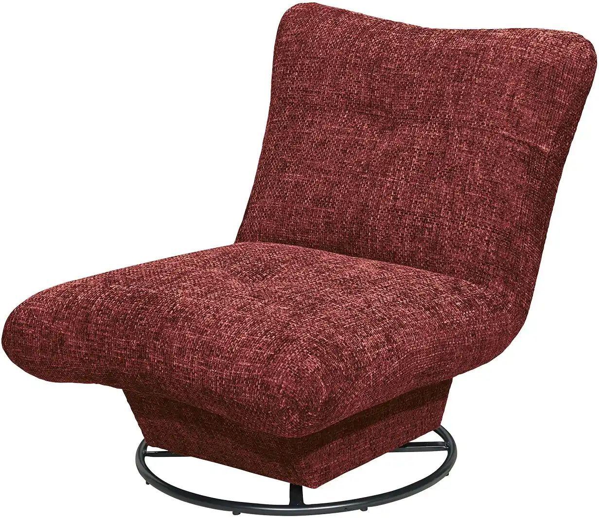 Höffner Designer Drehsessel  Maranello Lux ¦ rot ¦ Maße (cm): B: 96 H: 75 T: 93.0