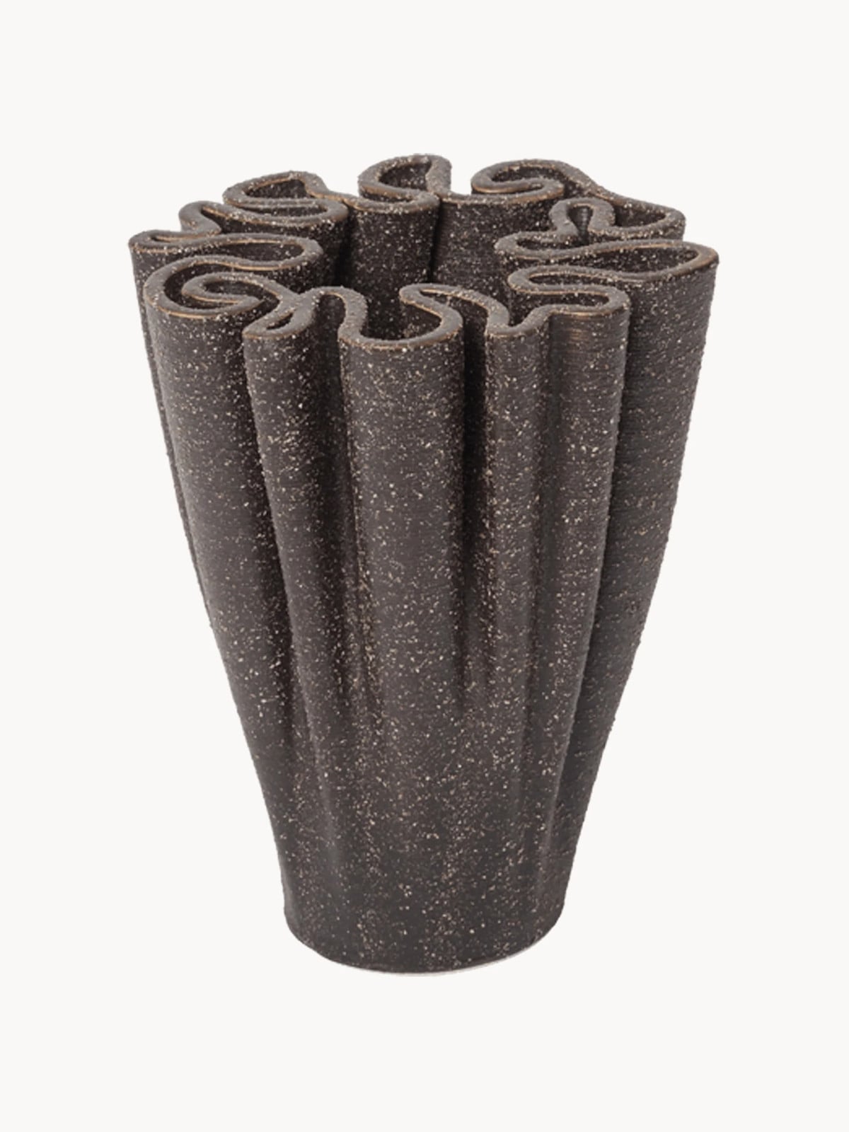 ferm LIVING Vaas Dedali, Hoogte: 11 cm