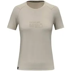 SALEWA Damen Shirt EAGLE POEM DRY T-SHIRT W, Größe 36 in Braun Braun